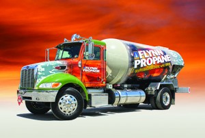 Flynn Propane new bobtail for Pennsylvania Wounded Warriors charity