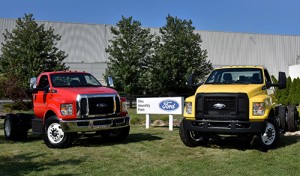 Ford released its 2016 F-650/F-750 with propane options, released in Ohio