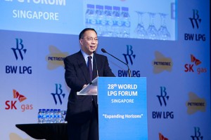 WLPGA President Kimball Chen speaks at World LPG Forum