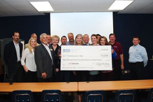 Friendswood Junior High staff receives donation from PERC for converting to autogas school buses