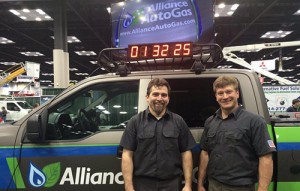 Alliance AutoGas converts vehicle at the Work Truck Show, goes on cross-country journey with truck