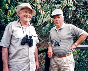 Nunan, left, loved to travel. Here he’s shown in Africa with Larry Summers, president of Petrolane. Photos courtesy of the Nunan family and the Propane Education & Research Council.