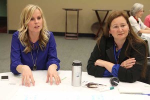 Lindsey Allison of Ferrellgas, left, and Tracy Kirkman of Ehrhart Energy at WIP’s 2015 roundtable discussion in Atlanta. Photo: Nancy Coop