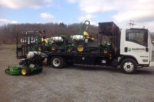 Sarver Landscaping Maintenance adds six propane mowers to its fleet with the help of ProGas Inc. Photo: Sarver Landscaping Maintenance