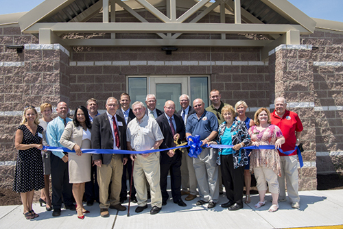 Sharp Energy hosts a ribbon-cutting ceremony for its new headquarters facility in Georgetown, Del. Photo courtesy of Chesapeake Utilities Corporation.