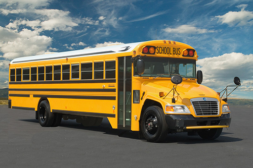 Two South Carolina school districts receive Blue Bird Vision Propane school buses. Photo courtesy of Blue Bird