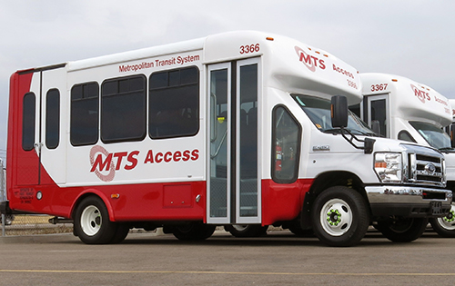 The San Diego Metropolitan Transit System (San Diego MTS) committed 77 of its buses to propane autogas. Photo courtesy of San Diego MTS.