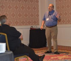ADD Systems' Roger Keyser shared some tank monitor best practices at the company's 2017 Business Tech Conference. Photo by Allison Barwacz.