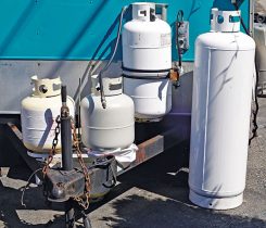 propane cylinders. Photo: iStock.com/Joe_Potato