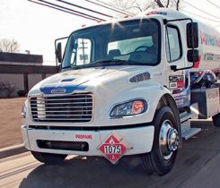 Propane retailers help to drive growth with each new delivery of propane. Confidence among businesses and consumers is yet another driver of growth. Photo courtesy of Freightliner Custom Chassis Corp.