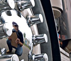 vehicle safety inspection. Photo: iStock.com/shotbydave