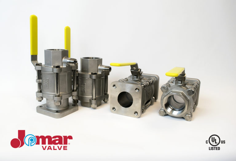 Jomar propane truck valves include square flange, added port LP Gas
