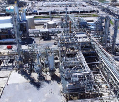 REG Geismar is a 75-million-gallon nameplate capacity renewable diesel biorefinery located in Geismar, Louisiana. REG Geismar converts waste fats and oils into renewable diesel, renewable propane and renewable naphtha. Photo courtesy of Renewable Energy Group