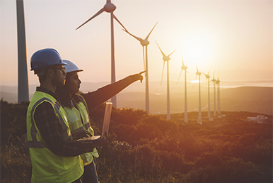 The propane industry will compete in the coming years against zero-carbon renewable energy sources like wind and solar. Photo: istock.com/serts