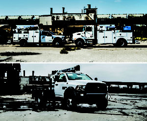 The Voyager P (bottom) is designed for propane marketers. Photo courtesy of Load King