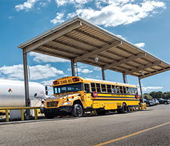 PERC says school transportation will be its highest priority for propane autogas marketing, outreach and communications efforts in 2019. Photo courtesy of the Propane Education & Research Council.