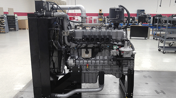 Motive Ventures partnered with Zenith Power Products to develop a high-output, heavy-duty LPG industrial engine. Photo courtesy of motive ventures