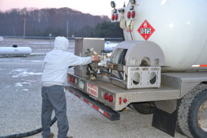 Propane delivery photo by Joe McCarthy