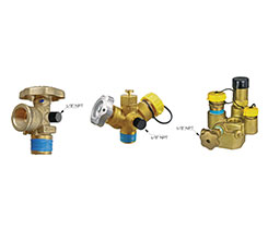 The Cavagna Group Pronto Series service valves feature a one-eighth-in. NPT pressure test port on the outlet side of the POL service valve. Photo courtesy of Cavagna Group.