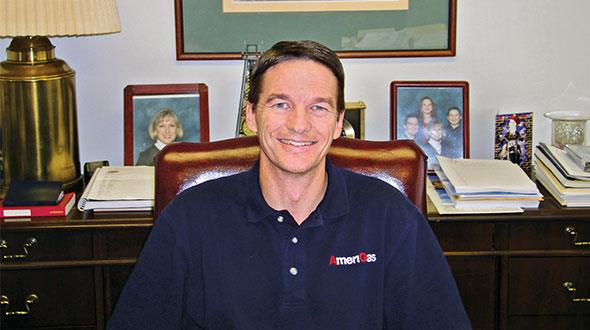 Lugar joined AmeriGas in 2000 as director of supply, logistics and wholesale. Photo courtesy of AmeriGas