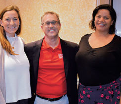 The Propane Education & Research Council (PERC) held the National Safety & Trainer’s Conference in January in San Antonio. LP Gas attended the event and captured this photo of PERC’s Elena Scott, left, Stuart Flatow and Courtney Gendron. Soon after the event, Flatow announced he was stepping down as the vice president of safety and training. Photo by Joelle Harms