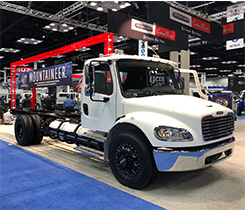 S2G 8.8L propane autogas fueled chassis image courtesy of Freightliner Custom Chassis Corp.