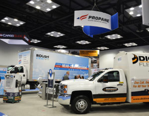 The Propane Education & Research Council booth at The Work Truck Show in Indianapolis Photo by Brian Richesson