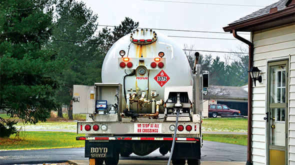 8.2 billion gallons of propane were sold in the United States during the warm 2017. Photo by Joe McCarthy