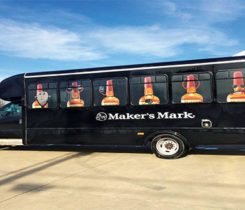 Maker’s Mark is a top-shelf purveyor of fine Kentucky bourbon sold in a distinctive squarish bottle hand-sealed in bright red wax. Photo courtesy of Maker’s Mark.