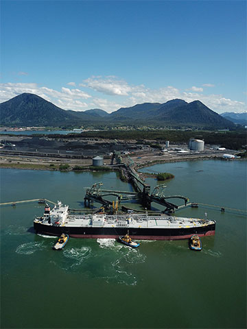 The Ridley Island Propane Export Terminal. Photo courtesy of AltaGas