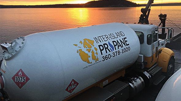 Inter-Island Propane is located in the San Juan Islands off the coast of Washington. Photo courtesy of Inter-Island Propane.