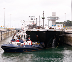 The Panama Canal expansion allows propane shipments from the U.S. Gulf Coast to reach destinations in Asia more easily and efficiently. Photo courtesy of the Panama Canal Authority.