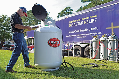 Foster Fuels, a third-generation and family-owned-and-operated energy provider based in Brookneal, Virginia, deploys its Mission Critical division during natural disasters. Photo courtesy of Foster Fuels.