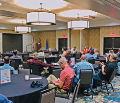 Laney leading a presentation for Oklahoma propane marketers. Photo courtesy of Paula Laney