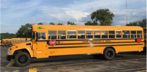 Kansas City Public Schools says the buses will reduce NOx emissions by over 55,000 pounds and particulate matter by about 500 pounds each year compared to the diesel buses it replaces. Photo courtesy of Roush CleanTech.