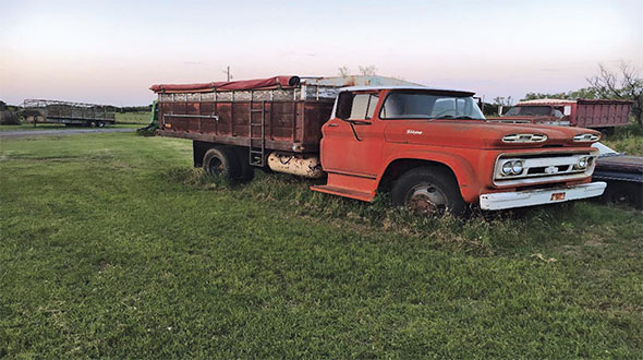 Vehicles like this 1961 Chevrolet propane grain truck require regular inspection. Photo by Alan Gibbons