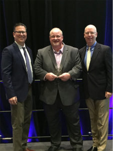 From left Greg Zilberfarb – representing the Propane Education & Research Council, Richard Jones – representing Davidson County Transportation System, Happy Fox – representing Alliance AutoGas. Photo courtesy of Alliance AutoGas