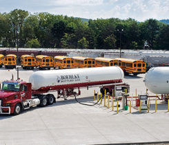 Boehlke Bottled Gas Corp. has a combined 64,000 gallons worth of storage to fill GO Riteway's vehicles. Photo courtesy of Boehlke Bottled Gas Corp.