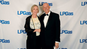 Charlie and Teri Ory of Family Propane at the 2018 LP Gas Hall of Fame induction ceremony in Atlanta. Photo by LP Gas