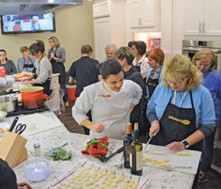 Local chefs utilize the propane-powered kitchen at Conger LP Gas for cooking demonstrations and other events hosted by the company. One local chef with a television show even used the space to film two episodes in front of an audience. Photo courtesy of Conger LP Gas