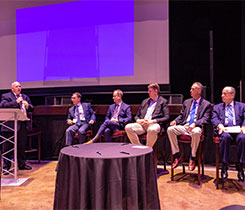 From left, Michael Hopsicker, Joseph Armentano, Stephen Kossuth, March Schoone, Bill Anderson and Tom Knauff. Photo courtesy of Roger Rosenbaum.