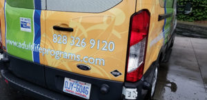 Adult Life Programs propane-fueled van