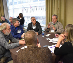 Attendees in one of the three breakout sessions of the conference, “New Curriculum for New Employees,” hosted by PERC’s Emily Wood. Photo by Tyler Gunter