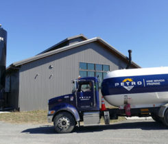 Petro Home Services has been delivering propane to Vale Fox Distillery, buying its hand sanitizers and donating them to health care workers during the coronavirus. Photo by Roger Rosenbaum