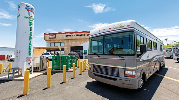 Propane retailers can expect to serve more RV customers this summer. Photo courtesy of U-Haul