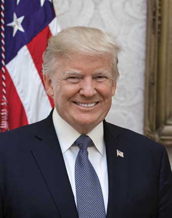 President Donald Trump headshot