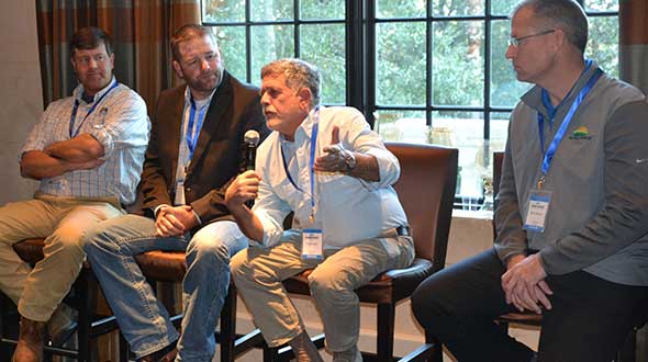 Mike Hayden, second from left, joined a panel discussion in 2016. Photo: LP Gas staff