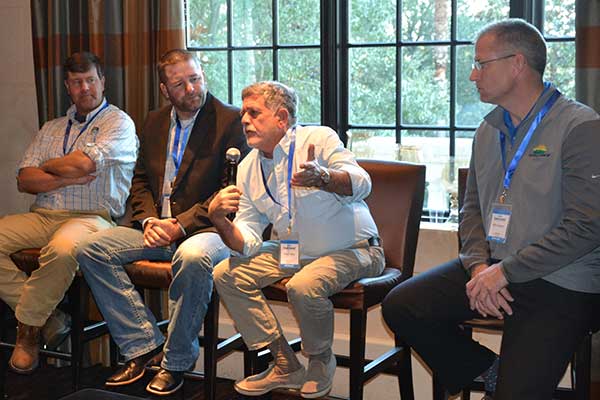 Mike Hayden, second from left, joined a panel discussion in 2016. Photo: LP Gas staff