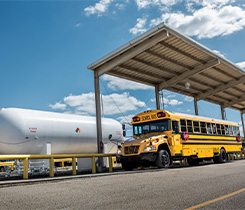 School bus photo courtesy of the Propane Education & Research Council