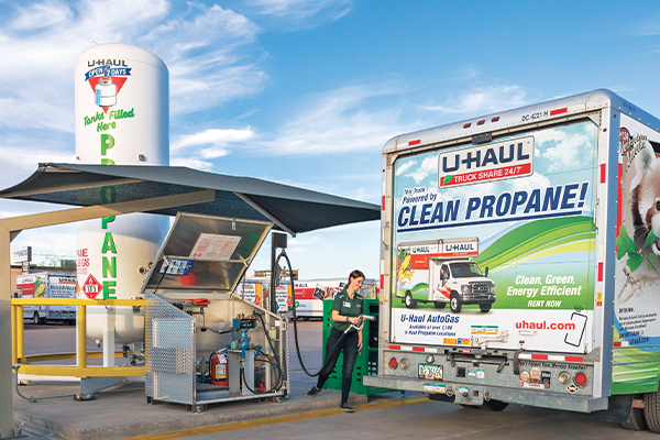 U-Haul autogas truck photo courtesy of U-Haul International